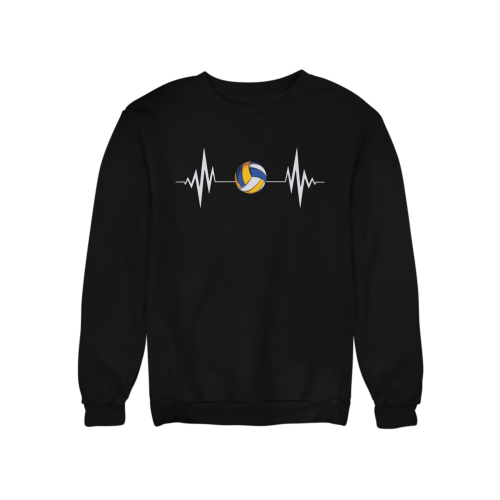 Damska bluza siatkarska z piłką – siatkówka linia życia heartbeat 10