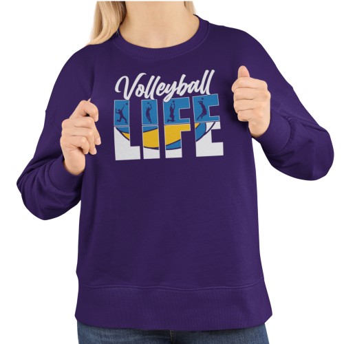 Damska bluza Volleyball Life – bluza dla siatkarki z piłką 7