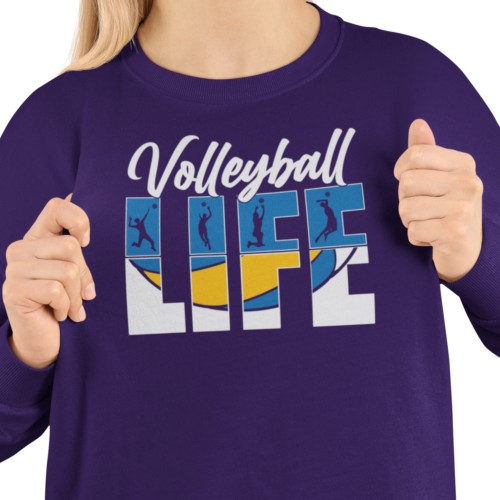 Damska bluza Volleyball Life – bluza dla siatkarki z piłką 8