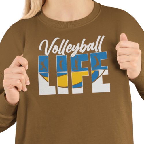 Damska bluza Volleyball Life – bluza dla siatkarki z piłką 14