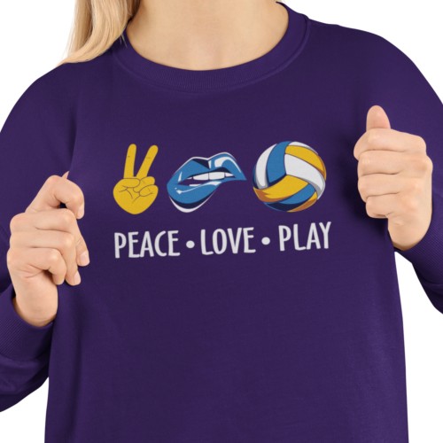 Damska bluza siatkarska Peace Love Play – prezent dla siatkarki 2