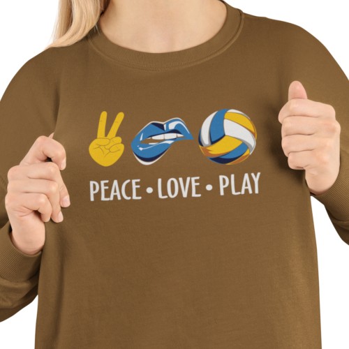 Damska bluza siatkarska Peace Love Play – prezent dla siatkarki 10