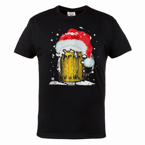 MĘSKA PIŻAMA ŚWIĄTECZNA PREZENT MIKOŁAJ PIWO SANTA80 2