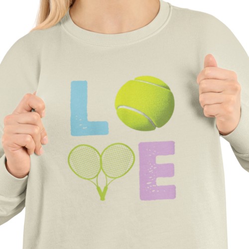 Damska bluza tenisowa LOVE – prezent dla tenisistki i fanki tenisa 2