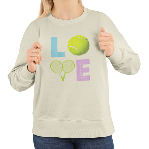 Damska bluza tenisowa LOVE – prezent dla tenisistki i fanki tenisa 4