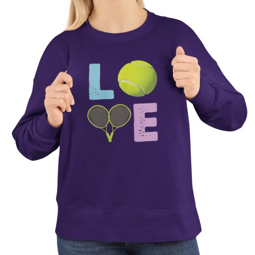 Damska bluza tenisowa LOVE – prezent dla tenisistki i fanki tenisa 7