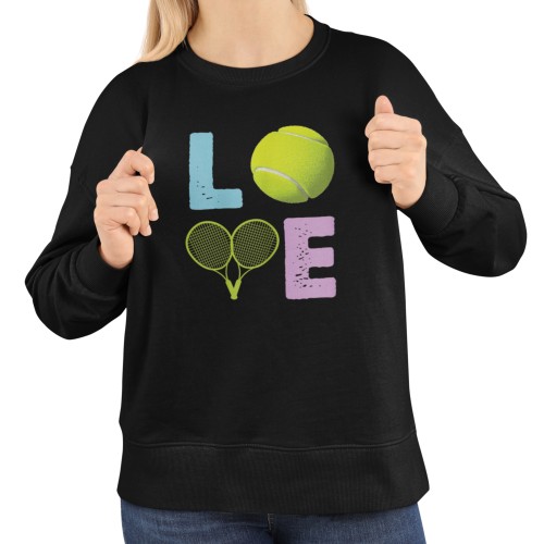 Damska bluza tenisowa LOVE – prezent dla tenisistki i fanki tenisa 13