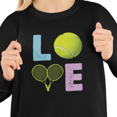 Damska bluza tenisowa LOVE – prezent dla tenisistki i fanki tenisa 14