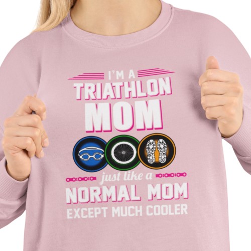 Damska bluza triathlon Triathlon Mom – prezent dla mamy triathlonistki 8