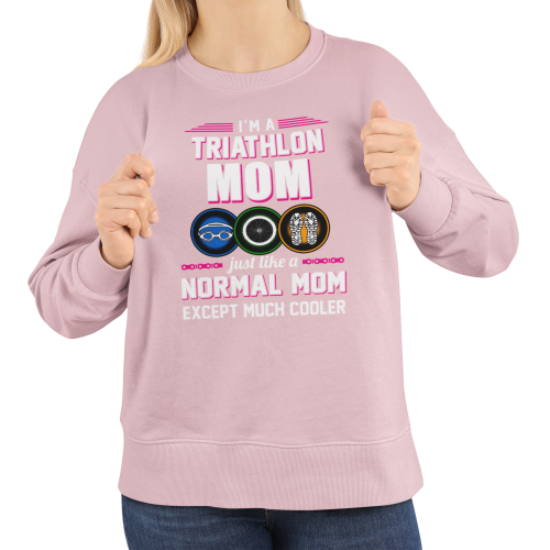 Damska bluza triathlon Triathlon Mom – prezent dla mamy triathlonistki 12