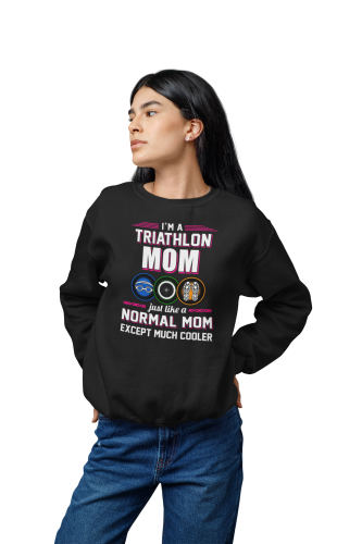 Damska bluza triathlon Triathlon Mom – prezent dla mamy triathlonistki 17