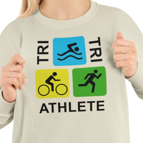 Damska bluza triathlon Triathlete – pływanie rower bieganie 2