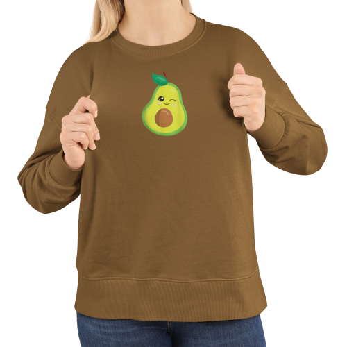 Damska bluza vegan z awokado – wegańska bluza dla miłośniczki roślin 5