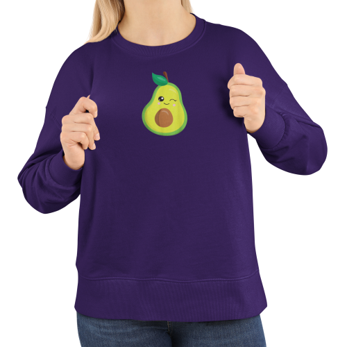 Damska bluza vegan z awokado – wegańska bluza dla miłośniczki roślin 9