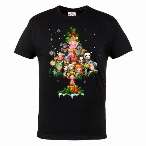 MĘSKA PIŻAMA ŚWIĄTECZNA PREZENT ONE PIECE CHOINKA SANTA86 2