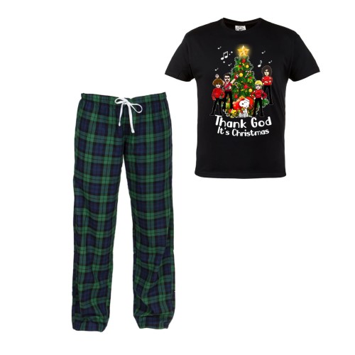 MĘSKA PIŻAMA ŚWIĄTECZNA PREZENT CHOINKA QUEEN SANTA89