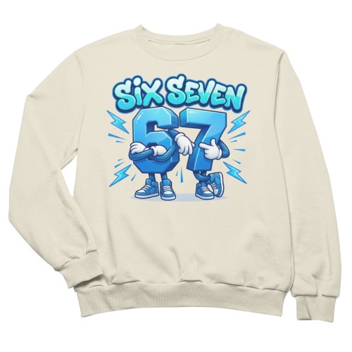 Bluza Dziecięca Six Seven 67 Brainrot Meme Do Szkoły Przedszkola 4