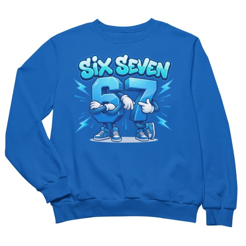 Bluza Dziecięca Six Seven 67 Brainrot Meme Do Szkoły Przedszkola 10