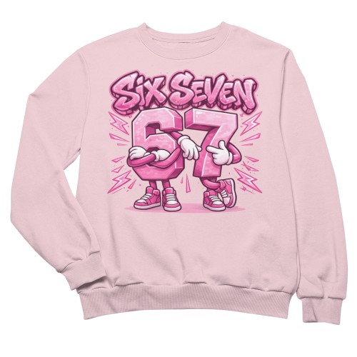 Bluza Dziecięca Six Seven 67 Brainrot Viral Meme Prezent 4