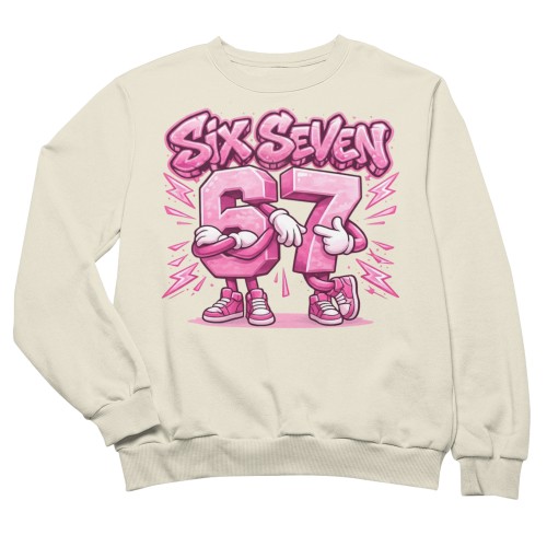 Bluza Dziecięca Six Seven 67 Brainrot Viral Meme Prezent 10