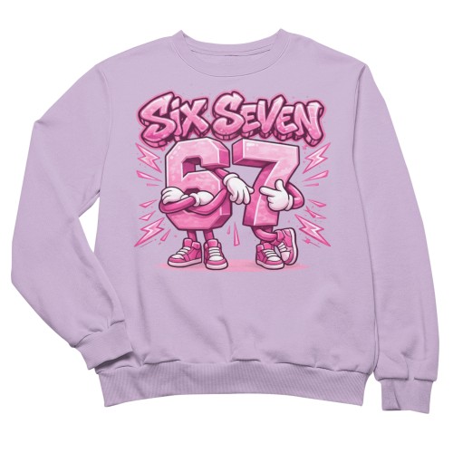 Bluza Dziecięca Six Seven 67 Brainrot Viral Meme Prezent 2
