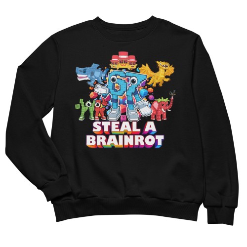 Bluza Dziecięca 67 Brainrot Steal A Brainrot Meme Viral Do Szkoły 2