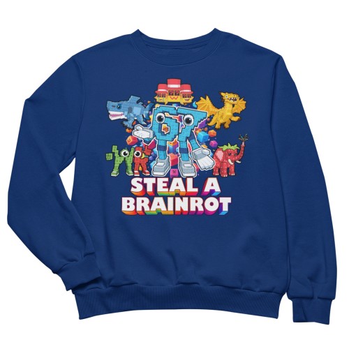 Bluza Dziecięca 67 Brainrot Steal A Brainrot Meme Viral Do Szkoły 4