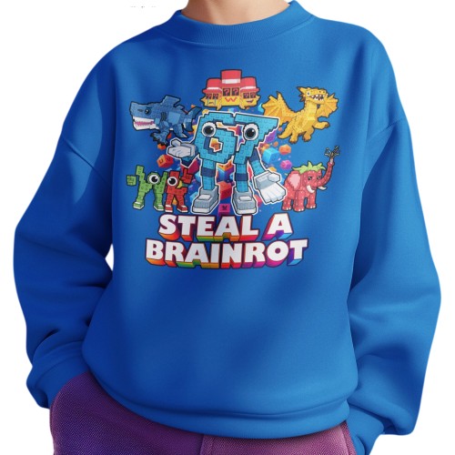 Bluza Dziecięca 67 Brainrot Steal A Brainrot Meme Viral Do Szkoły 7
