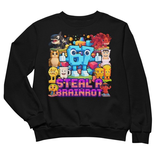 Bluza Dziecięca Brainrot 67 Meme Viral Do Szkoły Przedszkola Prezent 6