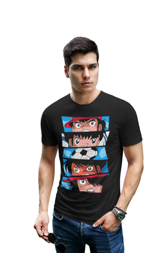 Męska koszulka piłkarska anime – Kapitan Jastrząb Tsubasa 5