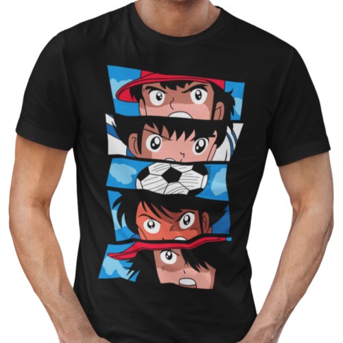 Męska koszulka piłkarska anime – Kapitan Jastrząb Tsubasa 2