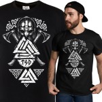 Koszulka Męska Wiking Viking Wikingowie Vikings