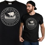 Koszulka Męska Wiking Viking Wikingowie Vikings