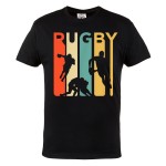 MĘSKA KOSZULKA Z NADRUKIEM RUGBY RUGBYSTA