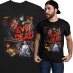 Koszulka męska filmowa The Evil Dead klasyczny horror