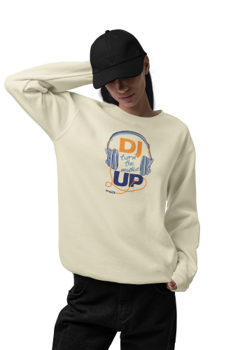 Damska bluza muzyczna DJ ze słuchawkami – Turn The Music Up 3