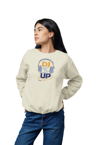 Damska bluza muzyczna DJ ze słuchawkami – Turn The Music Up 6