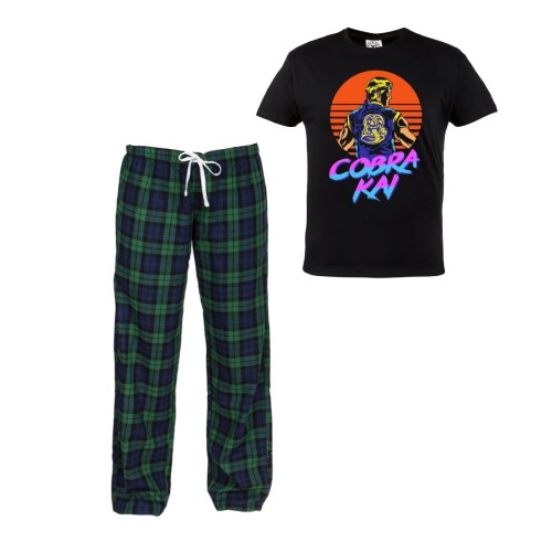 MĘSKA PIŻAMA Z NADRUKIEM NA PREZENT COBRA KAI COBRA02 1