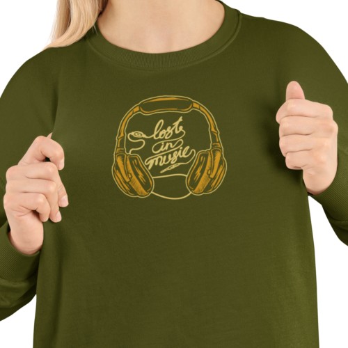 Damska bluza muzyczna ze słuchawkami – Lost in Music 8
