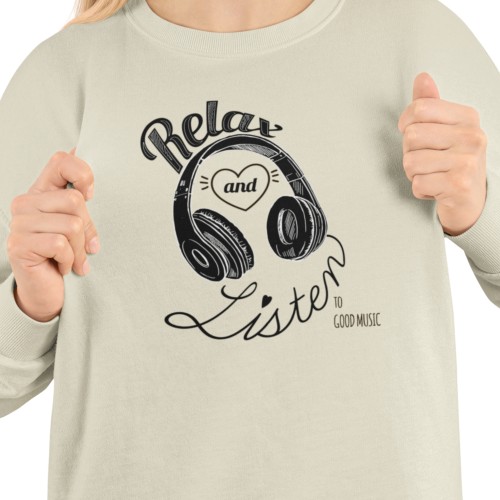 Damska bluza muzyczna ze słuchawkami – Relax and Listen 8
