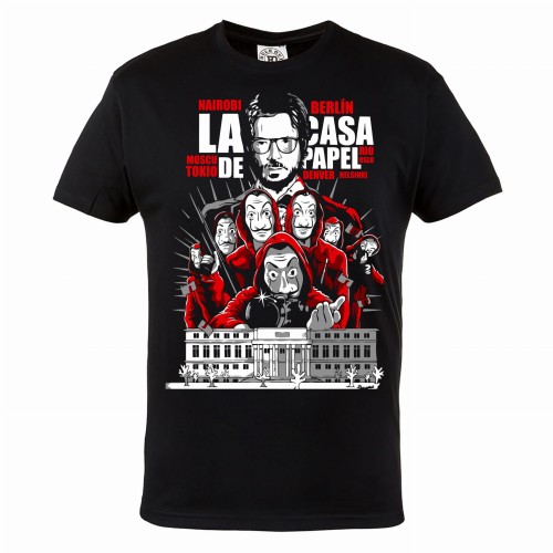 MĘSKA PIŻAMA Z NADRUKIEM DOM Z PAPIERU NA PREZENT DOM20 2