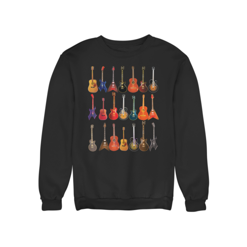 Damska bluza muzyczna z gitarami – dla gitarzystki i fanki rocka 4