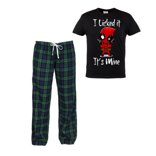 MĘSKA PIŻAMA Z NADRUKIEM DEADPOOL NA PREZENT DP07 1