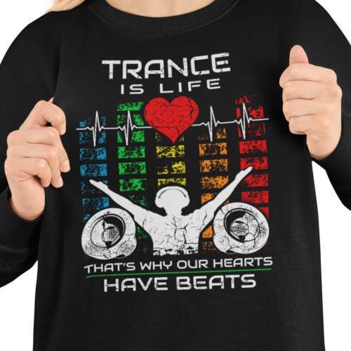 Damska bluza muzyczna Trance Is Life 2