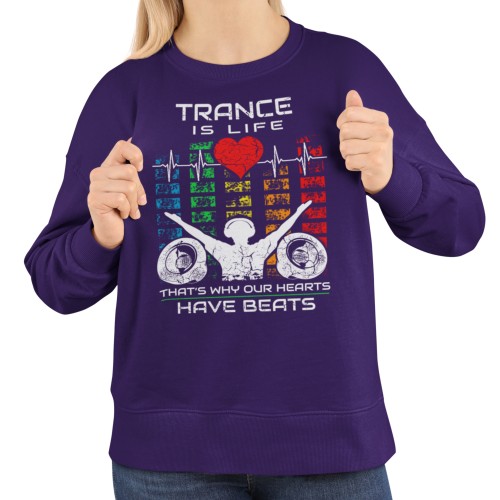 Damska bluza muzyczna Trance Is Life 7