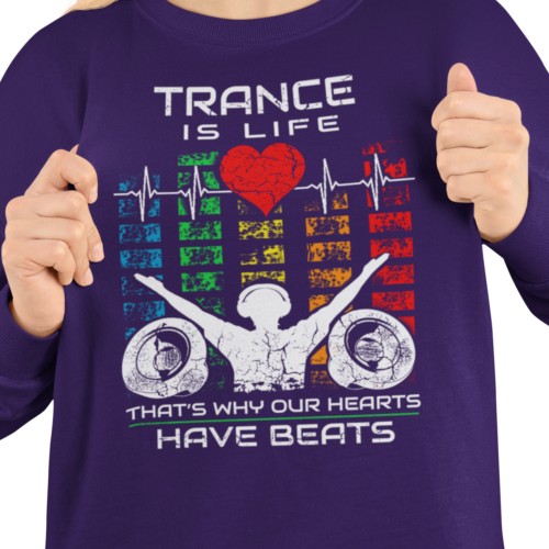 Damska bluza muzyczna Trance Is Life 8