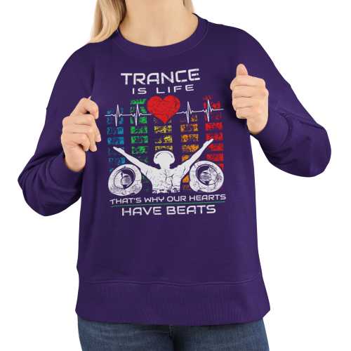 Damska bluza muzyczna Trance Is Life 11
