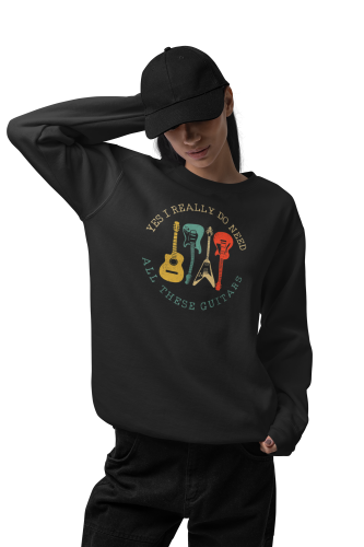 Damska bluza muzyczna I Really Do Need All These Guitars 18