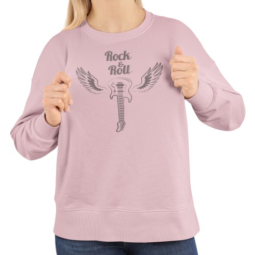 Damska bluza muzyczna Rock and Roll z gitarą 7