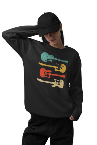 Damska bluza muzyczna z czterema gitarami 6